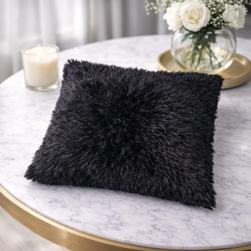مخذة فرو ناعم , مقاس 40x40 سم