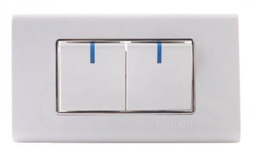 مفتاح مجوز سانيو 2x4 ابيض # 086