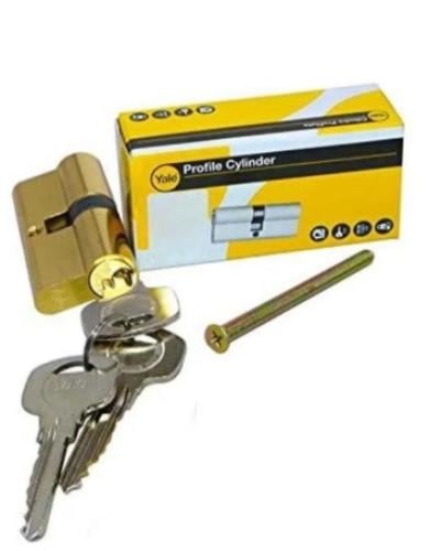 قفل أسطواني YALE PROFILE مع مفتاح 60 مم