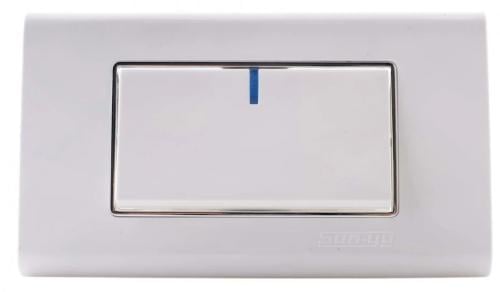 مفتاح مفرد سانيو 2x4 ابيض # 084