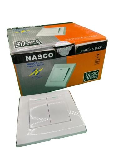 مفتاح دبل 7*7 ابيض ناسكو -NASCO كود 1621