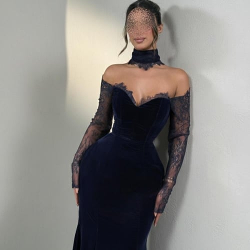 Velvet Navy blue