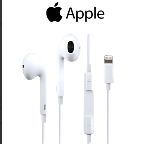 سماعة أذن أبل السلكية الأصلية EarPods بمنفذ لايتني...