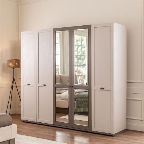 دولاب ملابس 5 أبواب مقاس b 5 DOOR WARDROBE 214x241...