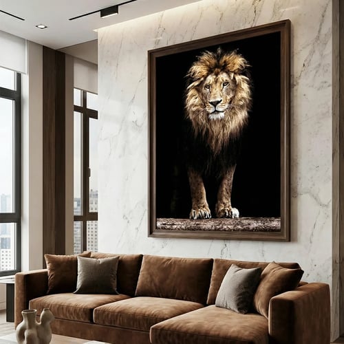 Majestic Lion Portrait