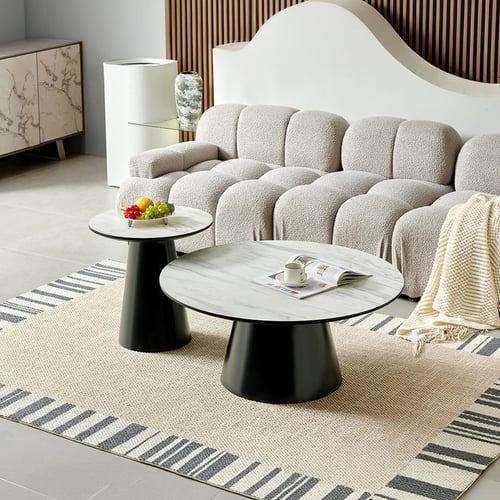 Double "Marble" table set