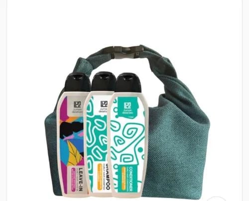 Curly hair care package shampoo conditioner cream...