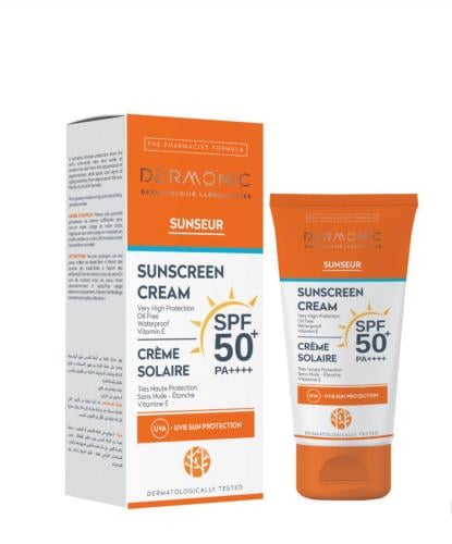 Sun protection cream for skin care 50 milliliters