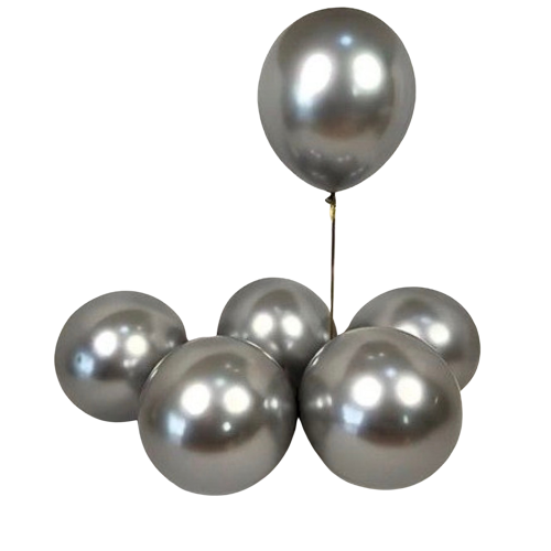 HB - Shiny silver balloon