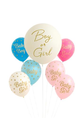 Gender Reveal Balloon Set (Beige)