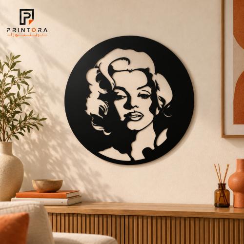 لوحة جدارية أكريليك بتصميم مارلين مونرو