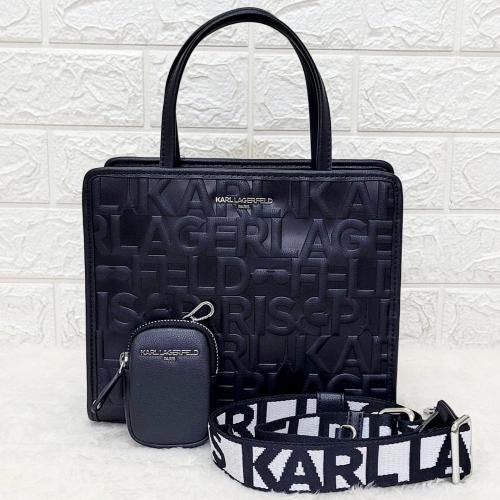 شنطة كارل لاغرفيلد Karl Lagerfeld Paris Maybelle Satchel/Xbody