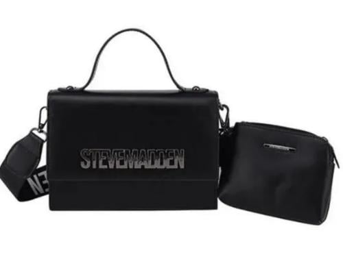 شنطة ستيف مادن Steve Madden Bahma Top handle Xbody bag with 2 straps, 1 faux leather + 1 webbed strap
