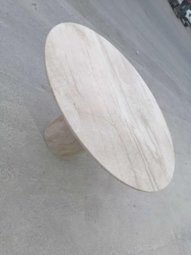 طاولة طعام رخام القطر ١٤٠