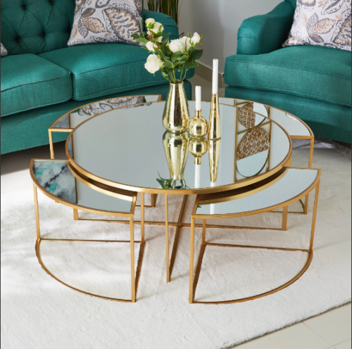 طقم طاولات قهوة متداخلة