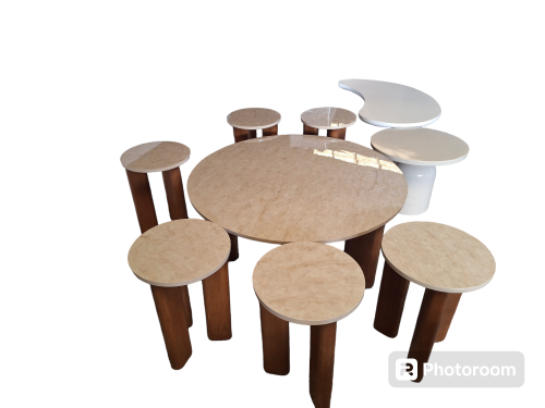 طقم طاولة قهوة ٧قطعه