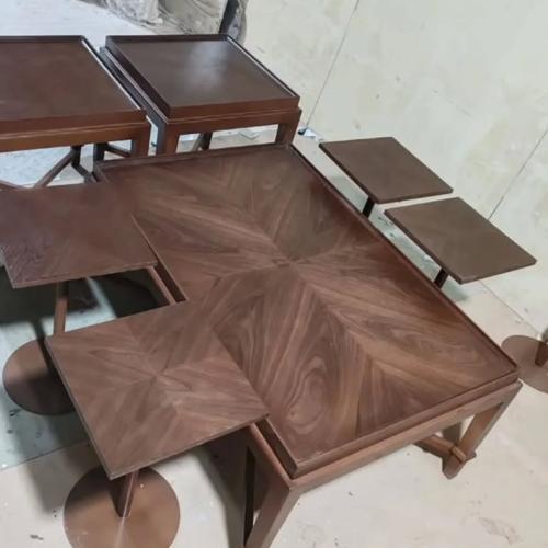 طاولة قهوة+4خدمة+2زوايا