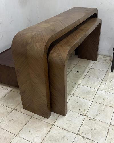 مداخل استقبال خشب قشرة الجوز