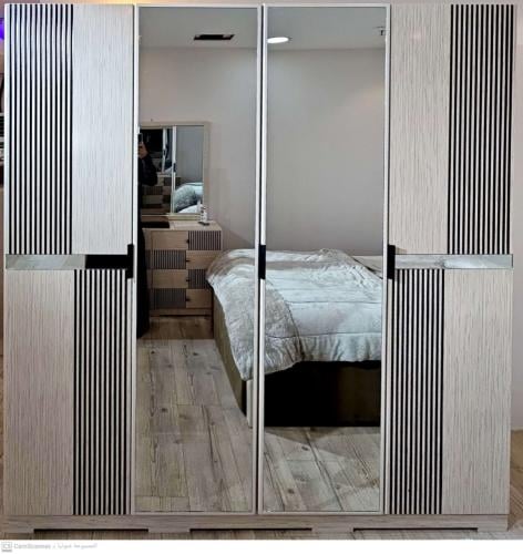 غرف نوم خشب تايلندي (سرير+دولاب+تسريحة +2 كمدينة)