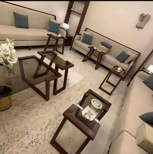 طقم طاولة قهوة ٧قطعه