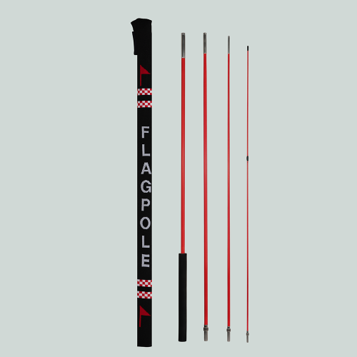 flag pole RED 4 meters