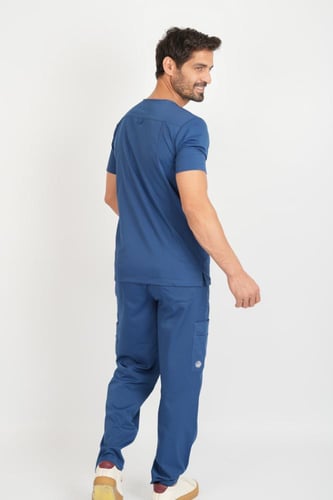 يونيفورم طبي رجالي ازرق برو
