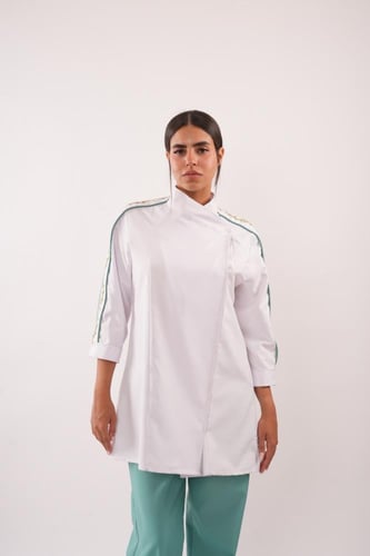 يونيفورم عاملة مناسبات تطريز الكم