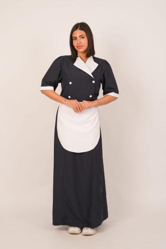 فستان مناسبات كحلي + مريول