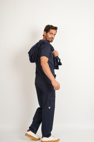 يونيفورم طبي رجالي كحلى برو