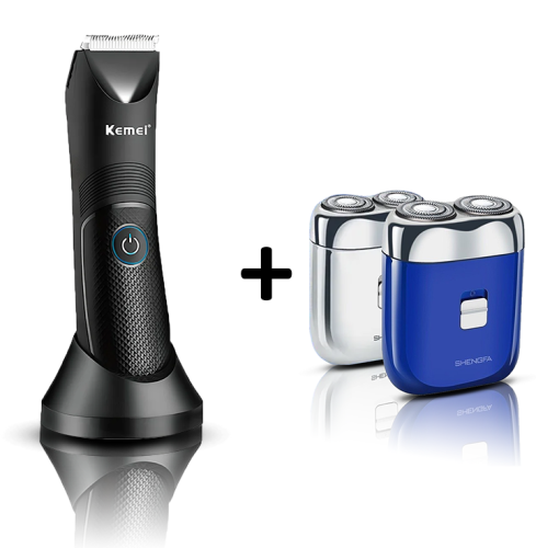 مكينة حلاقة مضادة للماء مع مكينة تنعيم بقوة 5 واط