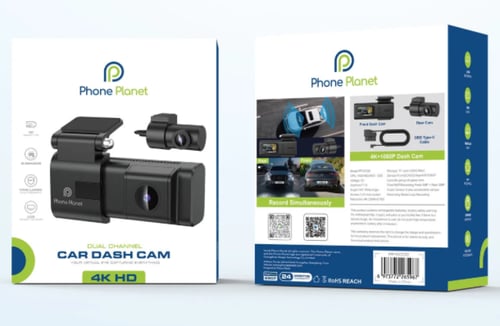 داش كام 4k + فواحة عطرية Phone planet