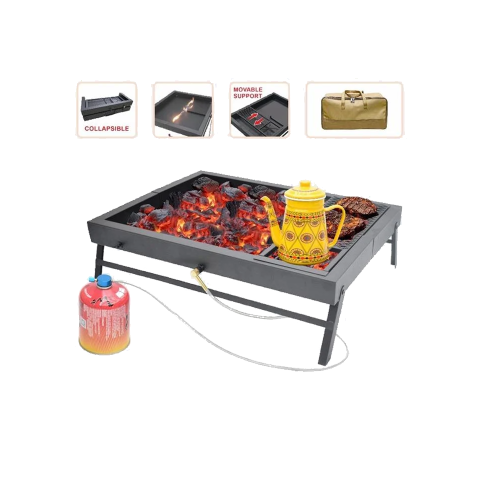 موقد ( منقلة ) غاز سفري 3 في 1 قابل للطي CM36440