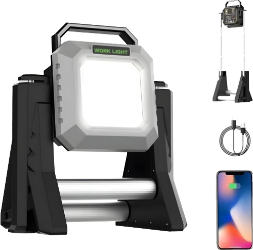 كشاف رحلات بطول قابل للتعديل ومدمج ببنك طاقة