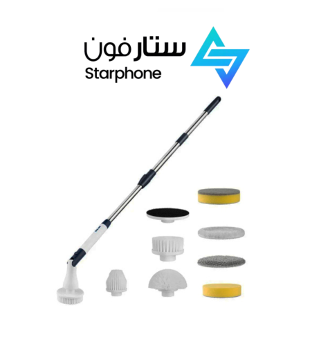 فرشة تنظيف الكترونية قابلة للشحن للبلاط والاقمشة و...