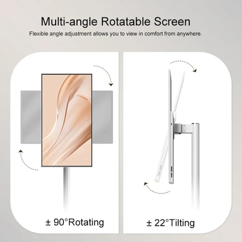 شاشة اندرويد متنقلة بمقاس 21.5 بوصة