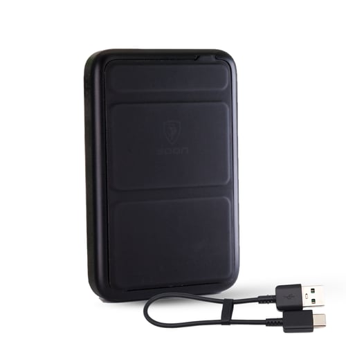 بنك طاقة وشاحن لاسلكي ماك سيف 2 في 1 بقوة 10mAh من...