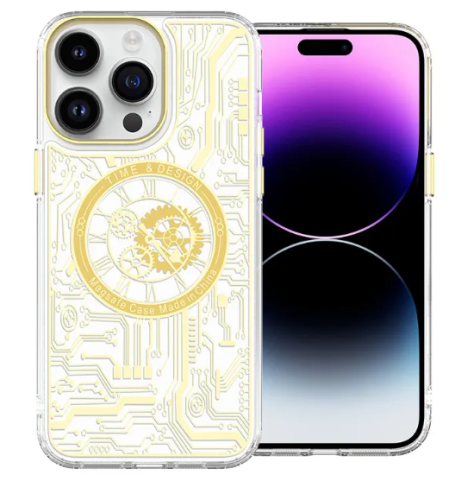 كفر ايفون بتصميم تروس الساعة