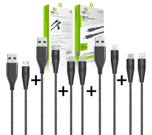 بكج 5 كيابل ضد القطع من تن بلس متر قماش