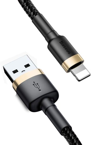 كيبل ,شاحن قماش ايفون USB متر من بيسوس