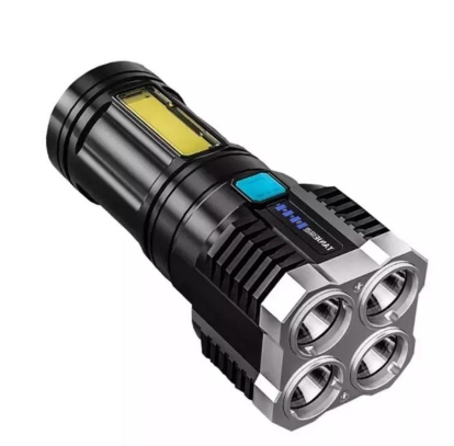 مصباح يدوي قابل لإعادة الشحن 4 وضعيات