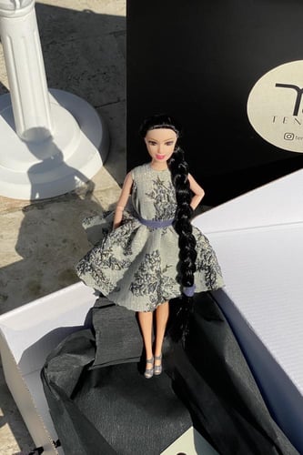 فستان بتصميم ملكي Blue