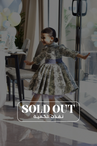 فستان بتصميم ملكي Blue