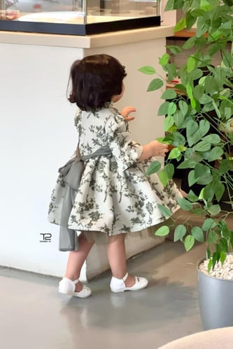 فستان بتصميم ملكي green