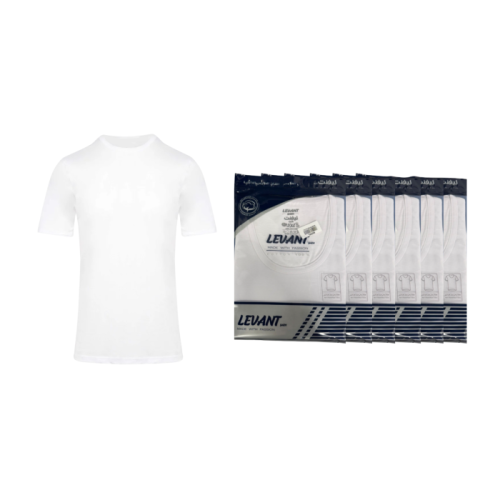 قميص داخلي نصف كم قطني نزيل استور