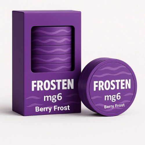 النكهة: Berry Frost (توت مثلج) القوة: Nicotine mg6...