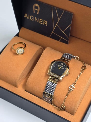 ساعة اقنر مع خاتم هدية