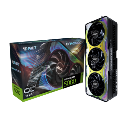 Palit GeForce RTX 5080 GAMEROCK 16GB OC GDDR7