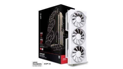 XFX Swift RX 9070 XT 16GB 3xDP GPU - White - تمارا...