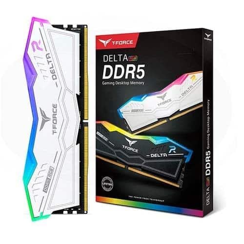 DDR5 32GB 16X2 TEAMGROUP T-FORCE 6000MHZ CL30 WHIT...