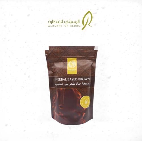 صبغة حناء شعر بني عشبي من زينة بيوتي 100 جرام